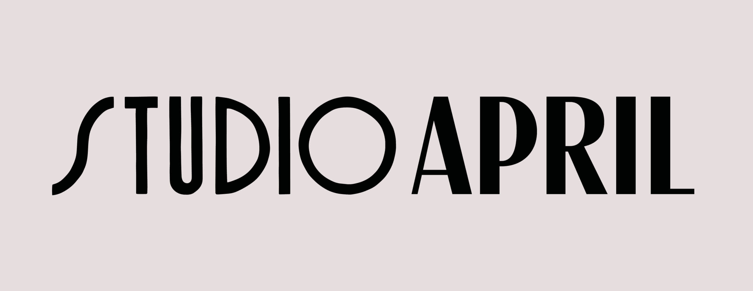Logo uit de visuele identiteit van Studio April